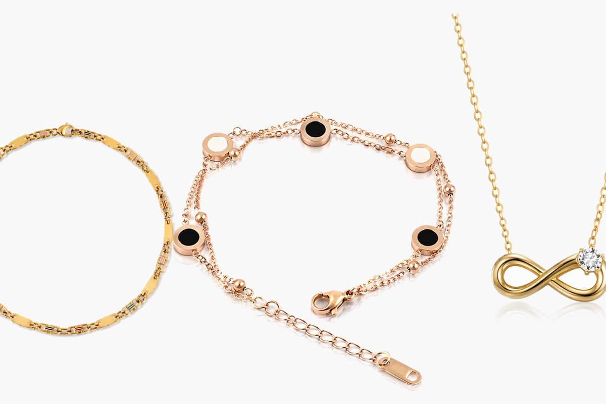 Trendy Rectangular Link Chain Necklace