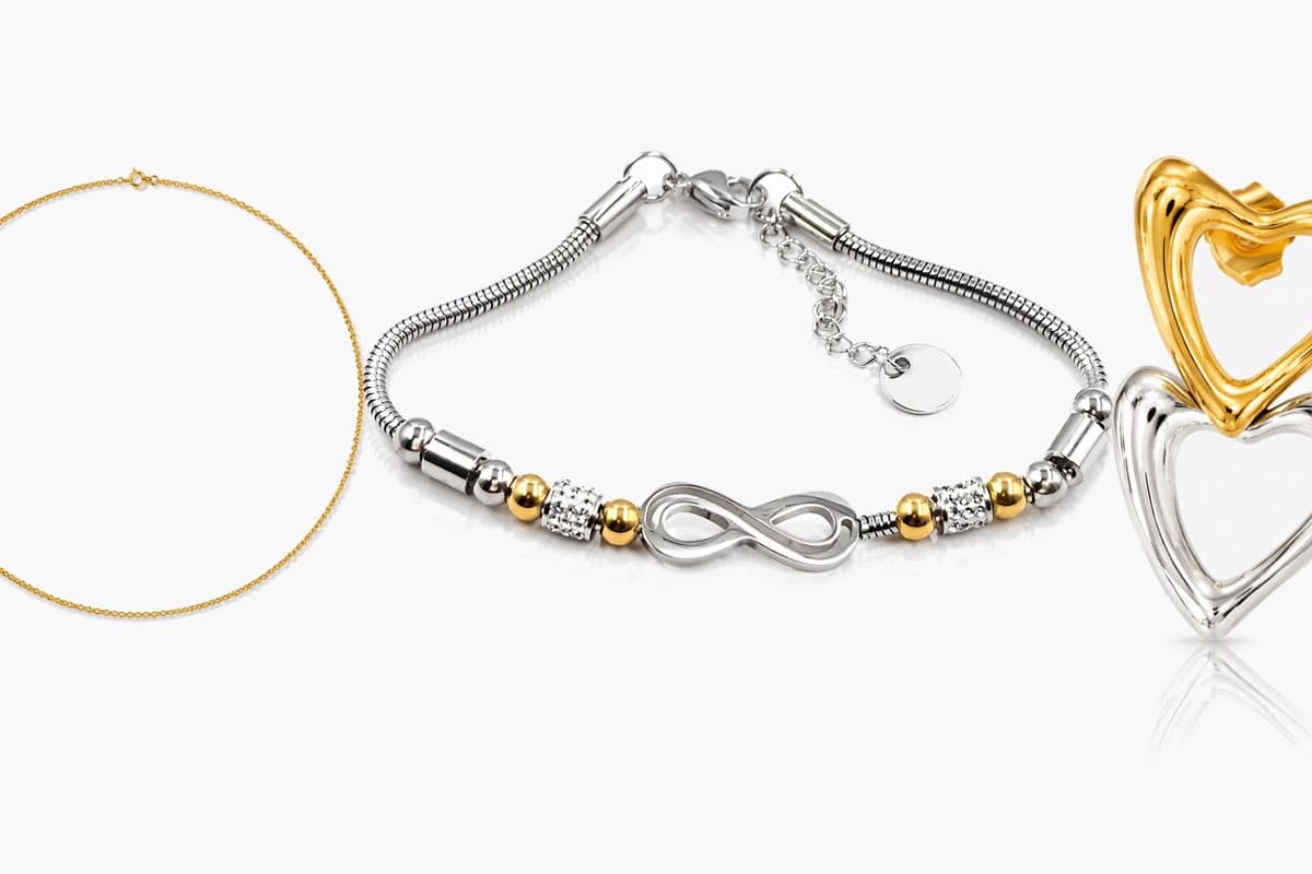 Infinity Snake Chain Bracelet