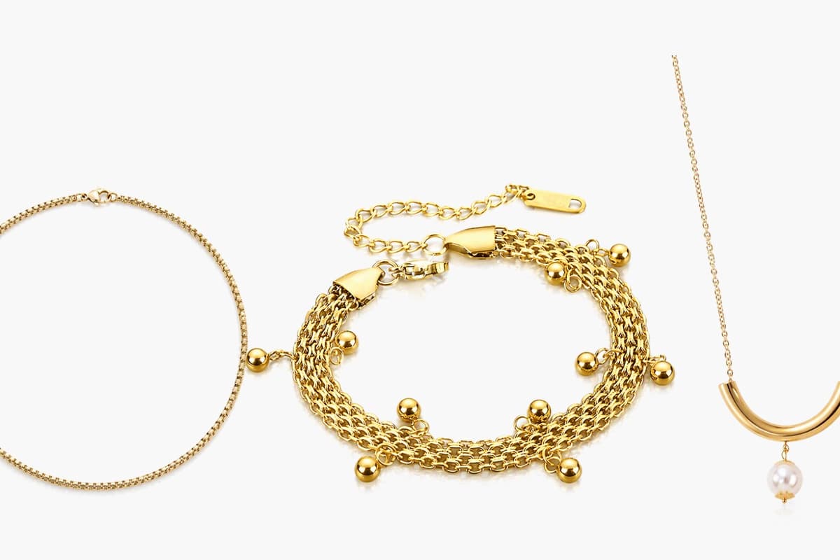 Trendy Multi-Layer Chain Bead Bracelet