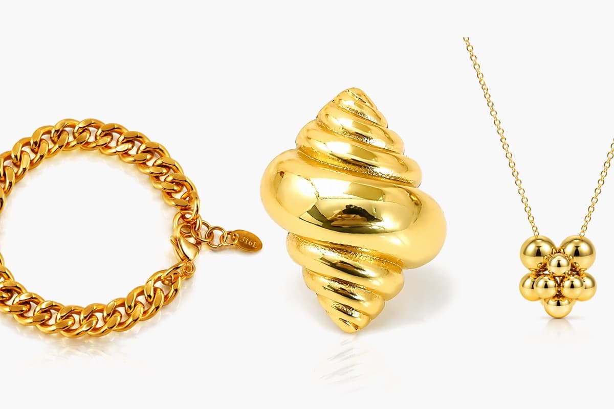 Twisted Spiral Shell Stud Earrings