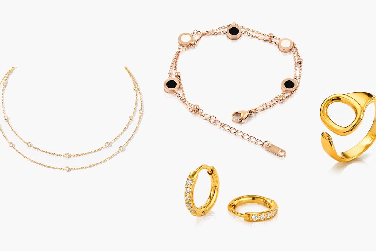 Dainty Paved Open Hoop Earrings