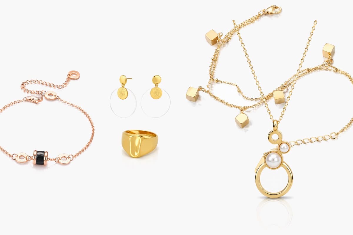 Minimalist Circle Drop Necklace