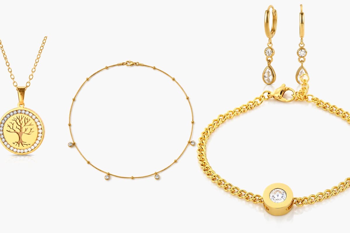Teardrop Charm Drop Earrings