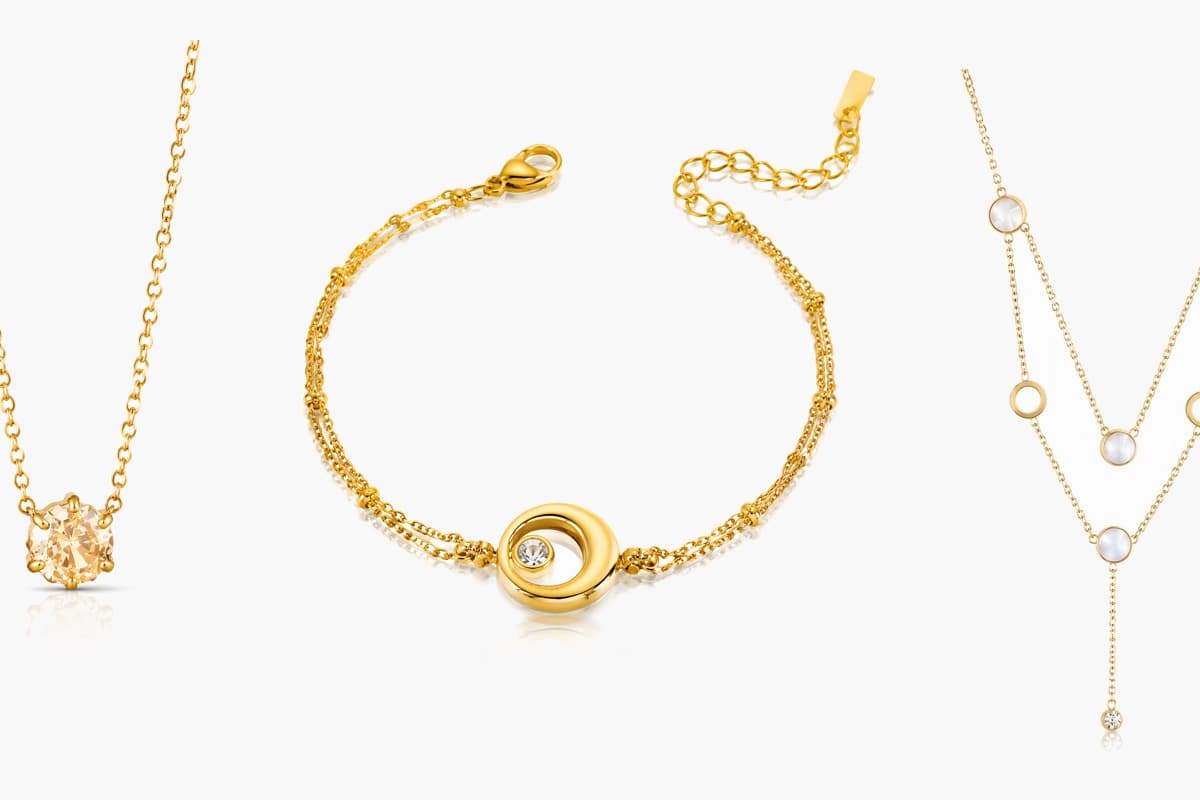 Dainty Single Stone Pendant Necklace
