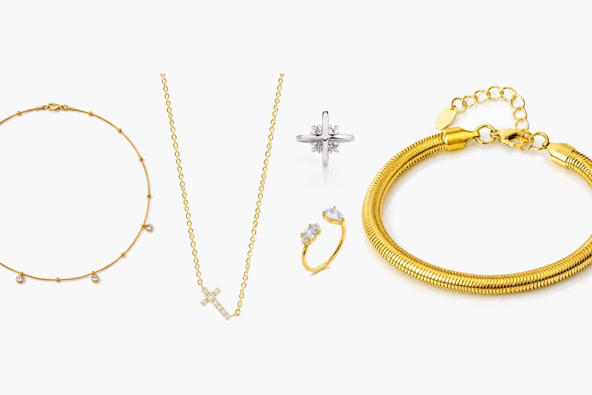 Dainty Cross Stud Earrings