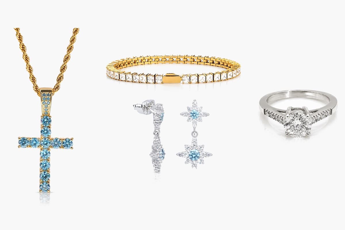 Dainty Star Drop Earrings