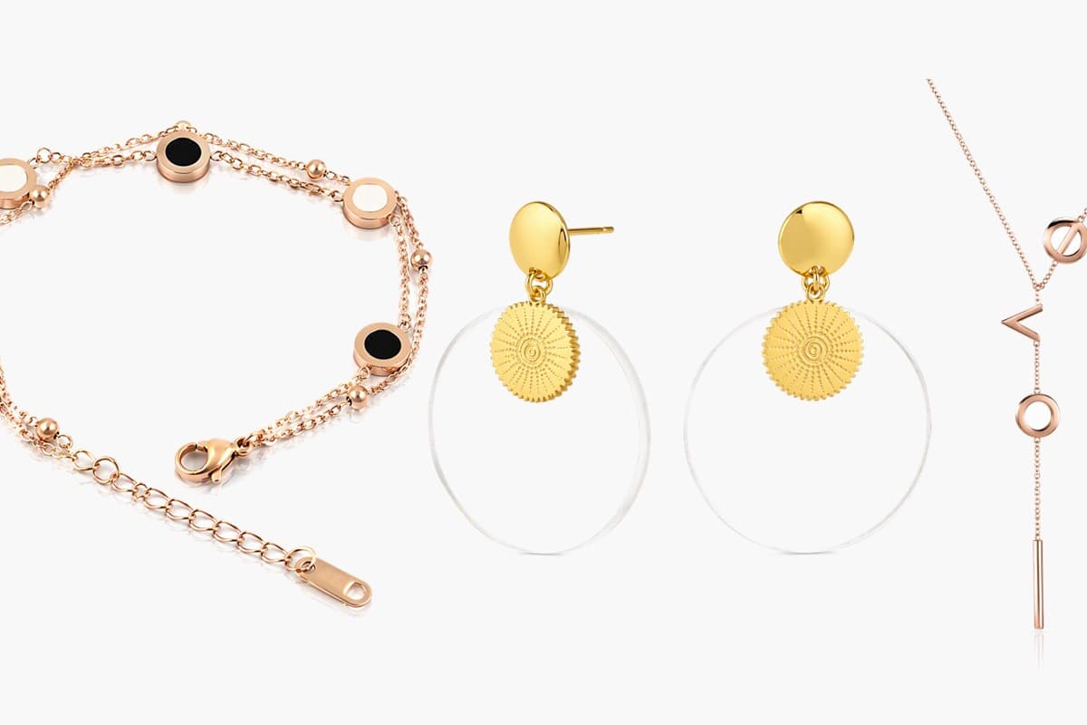 Boho Circle Disc Drop Earrings