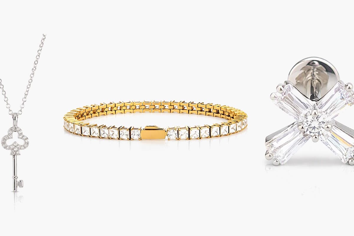 Elegant Square Stone Tennis Bracelet