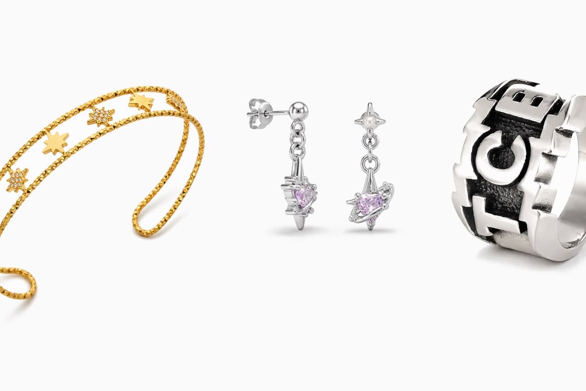 Dainty Star Charm Drop Earring