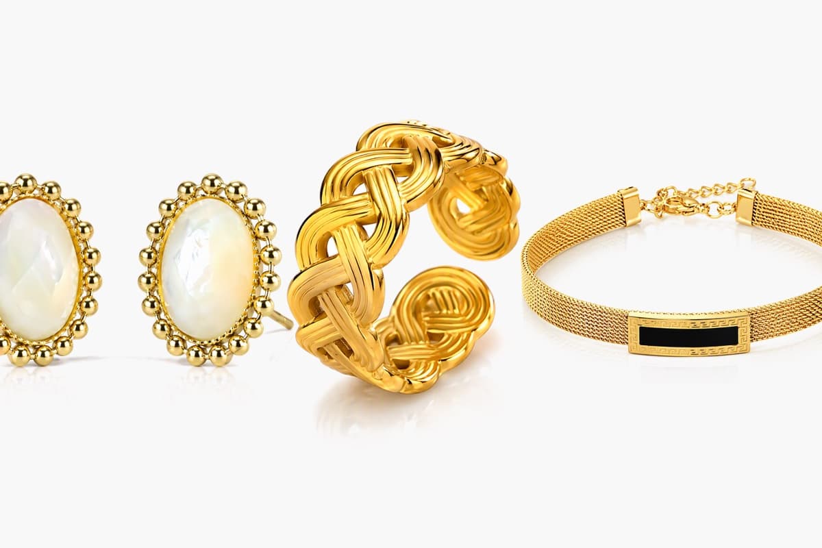 Vintage Oval Beaded Halo Stud Earrings