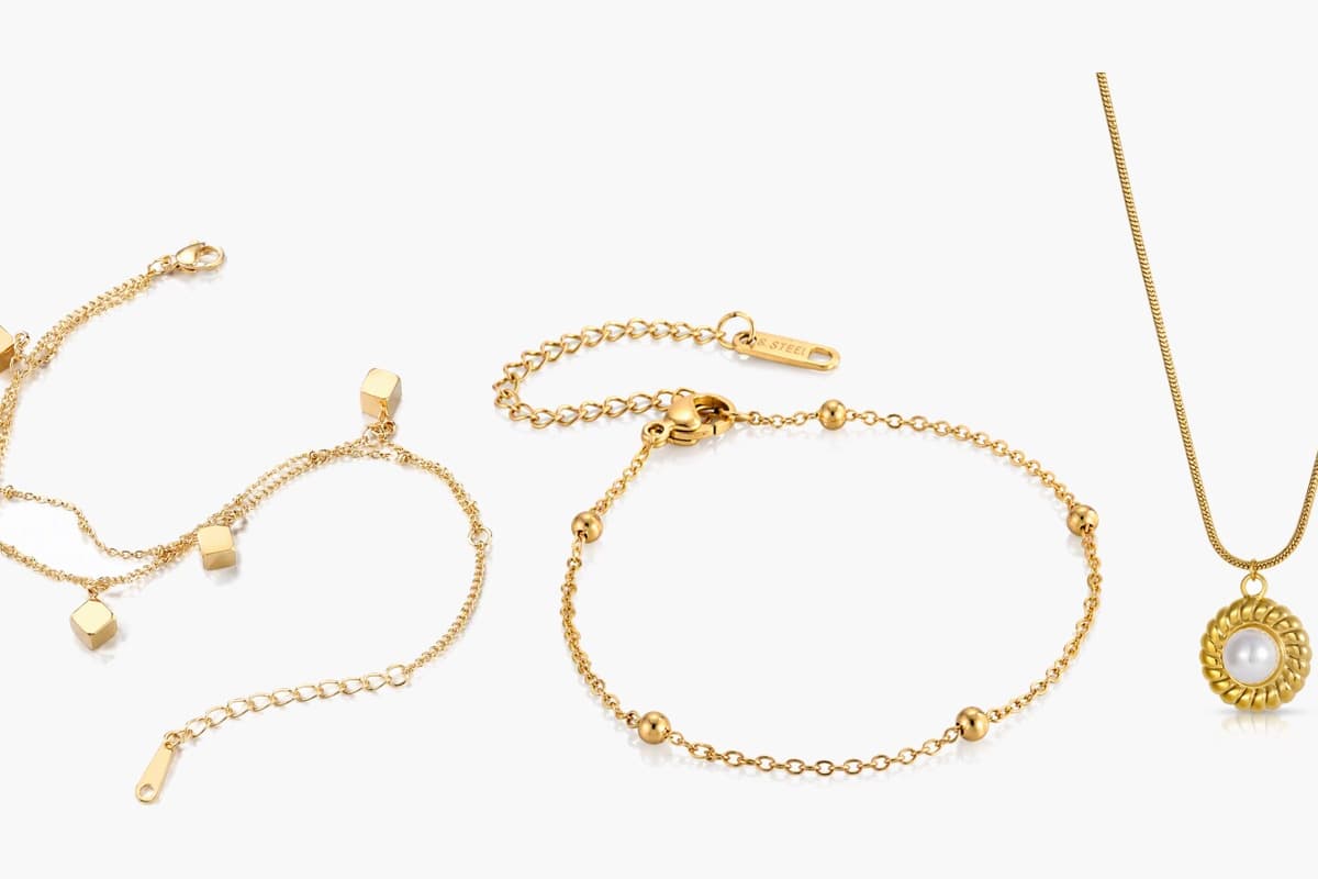 Dainty Beaded Chain Bracelet