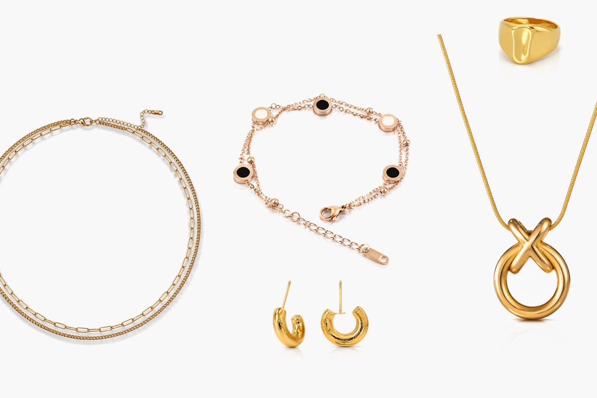 Textured Crescent Huggie Earrings