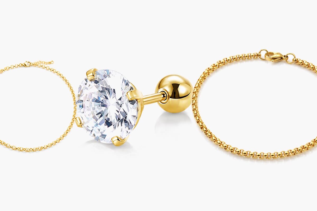 Square Roll Chain Bracelet