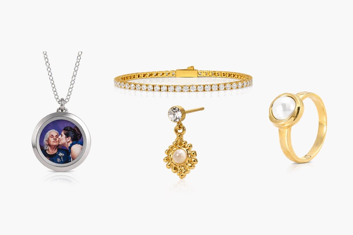 Round Photo Locket Necklace