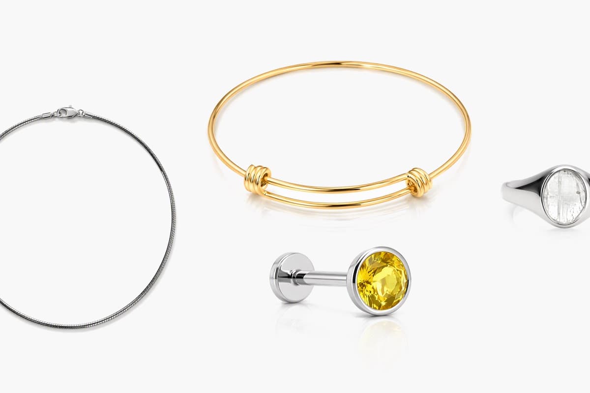 Dainty Round Stud Earrings