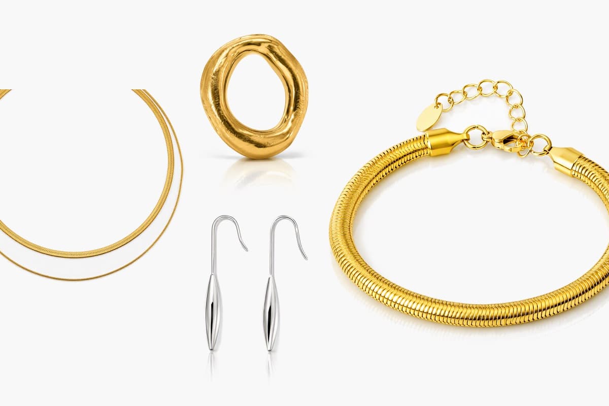 Chunky Organic Oval Hoop Earrings