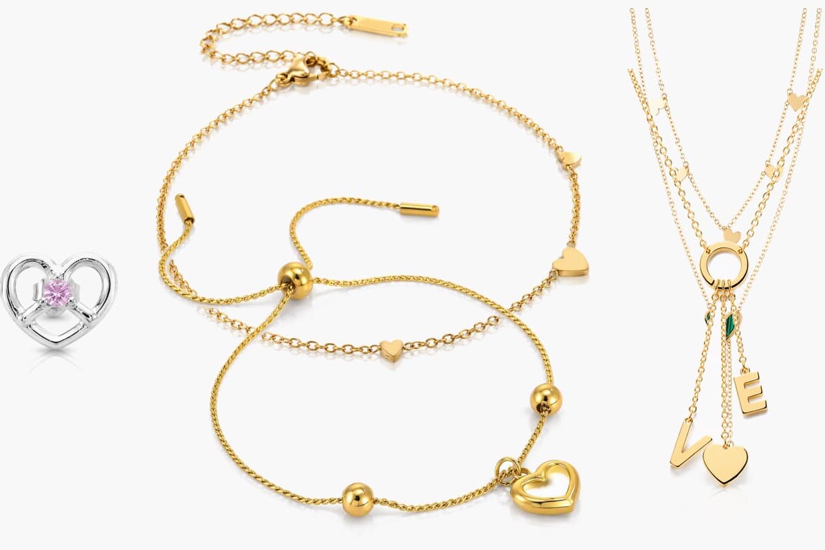 Dainty Multi-Layer Heart Necklace