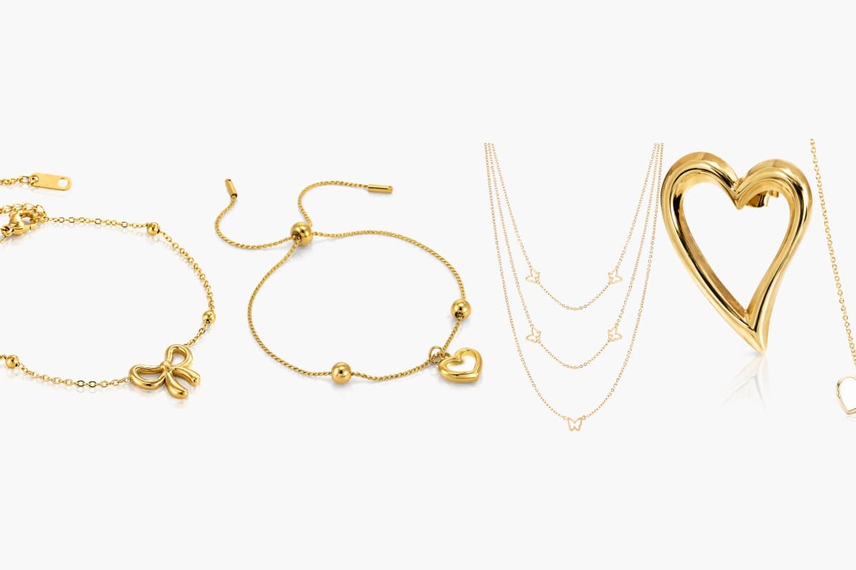 Dainty Open Heart Pendant Necklace