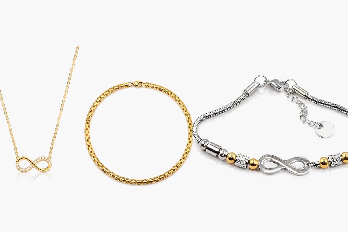 Infinity Snake Chain Bracelet