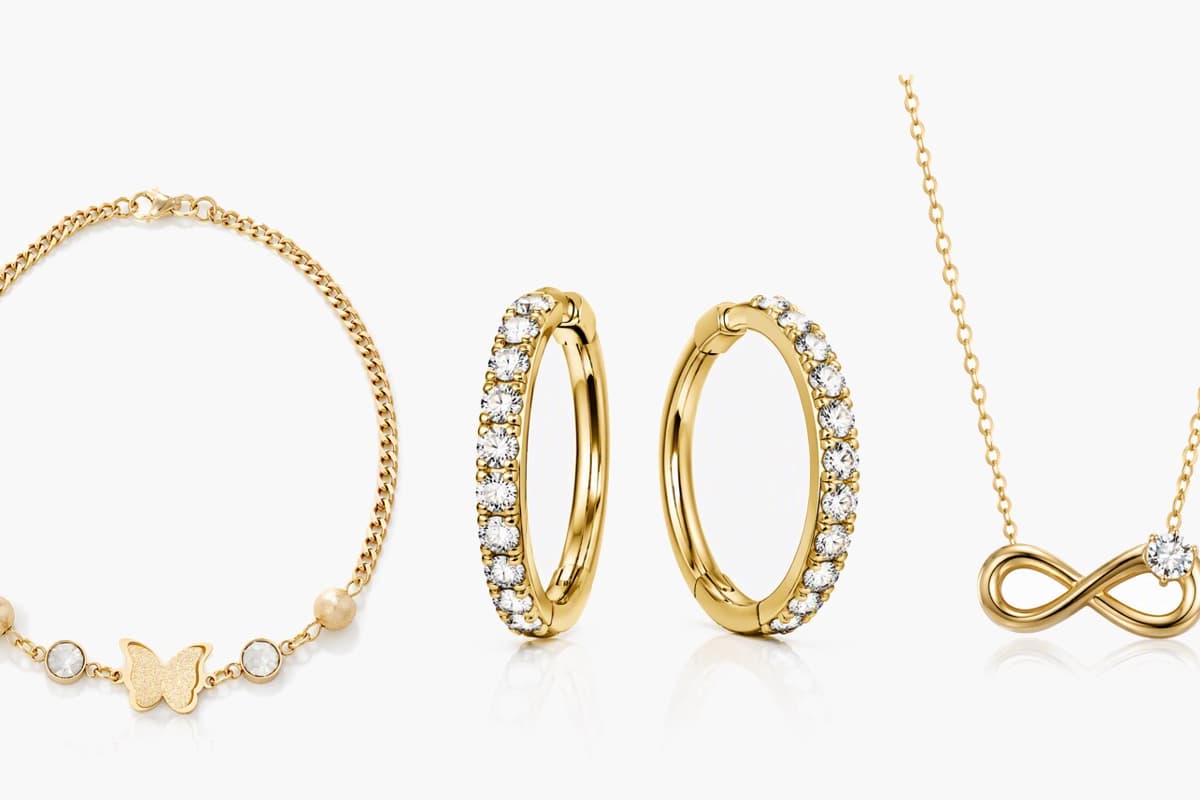 Elegant Paved Stone Huggie Earrings