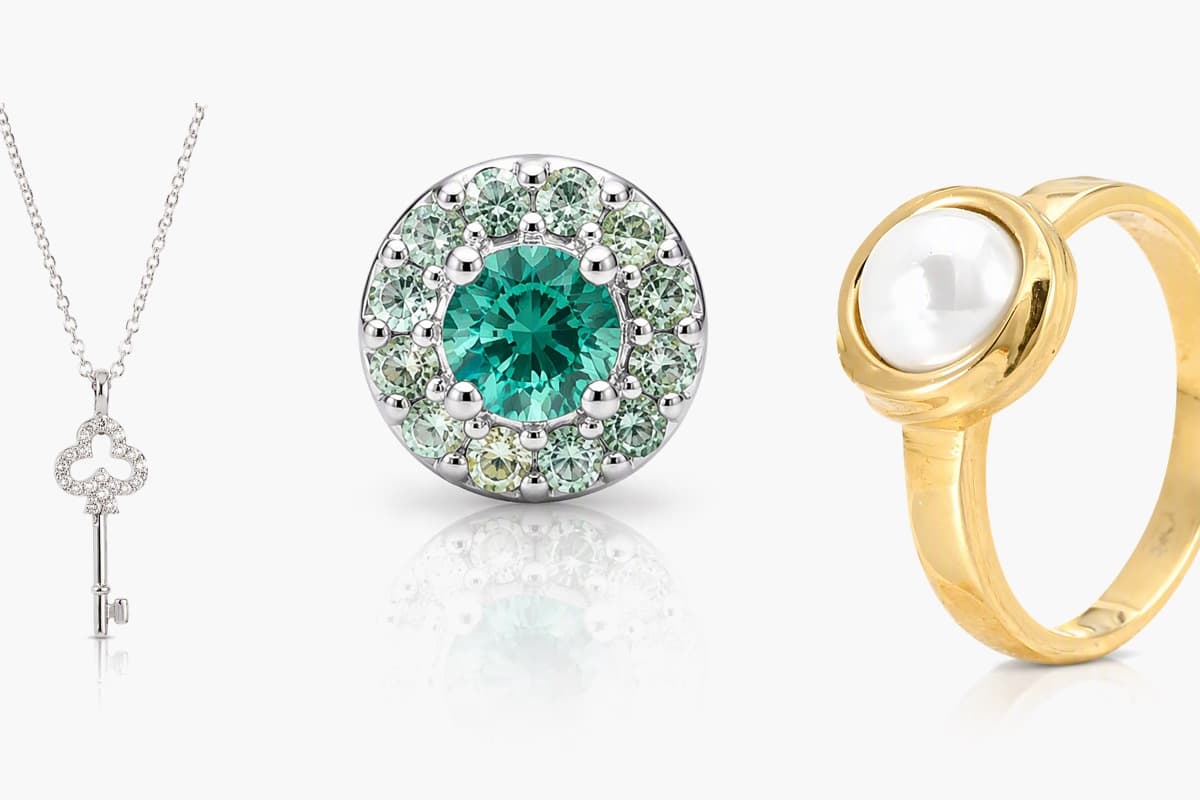 Dainty Square Cluster Stud Earrings