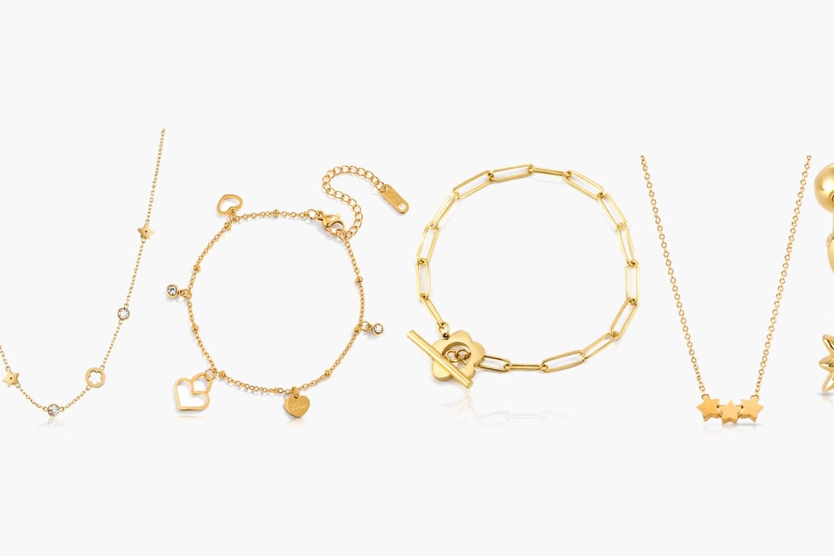 Dainty Moon Star Drop Earring