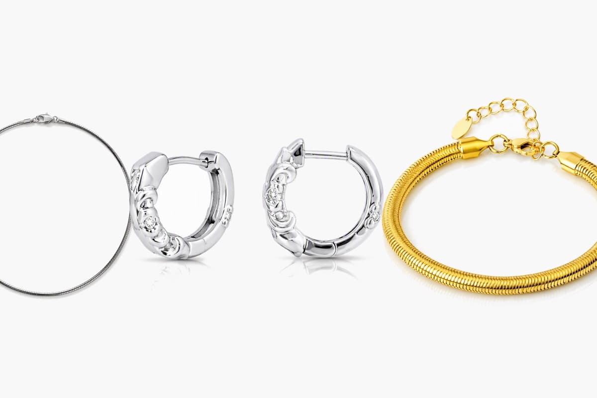 Trendy Bamboo Hoop Earrings