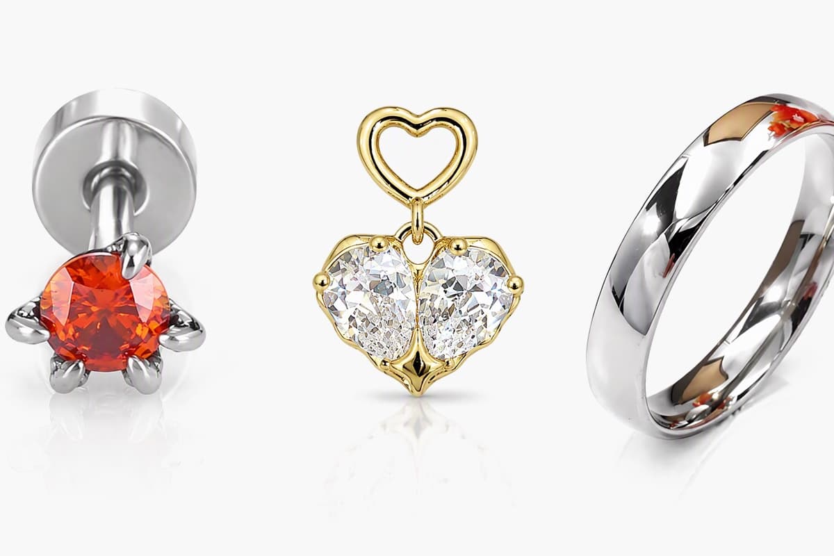 Dainty Round Stone Stud Earrings