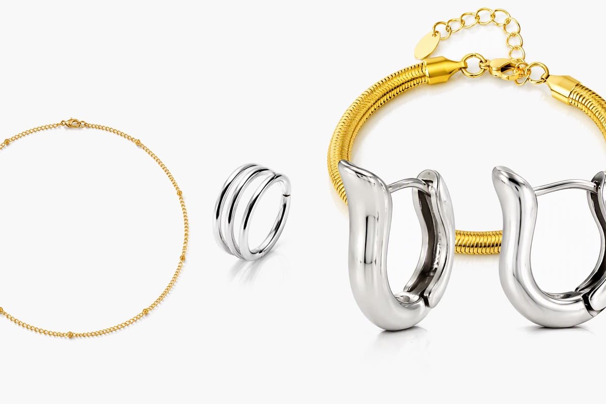 Twisted Band Huggie Earrings