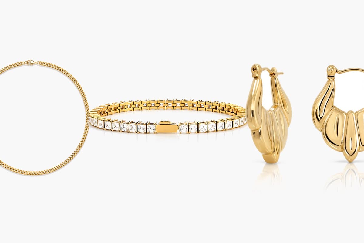 Layered Leaf Hoop Earrings
