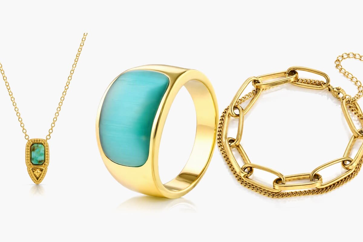 Chunky Rectangular Stone Ring