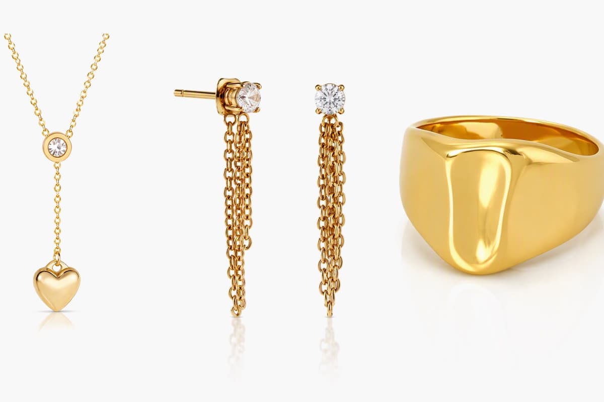 Dainty Chain Drop Earrings