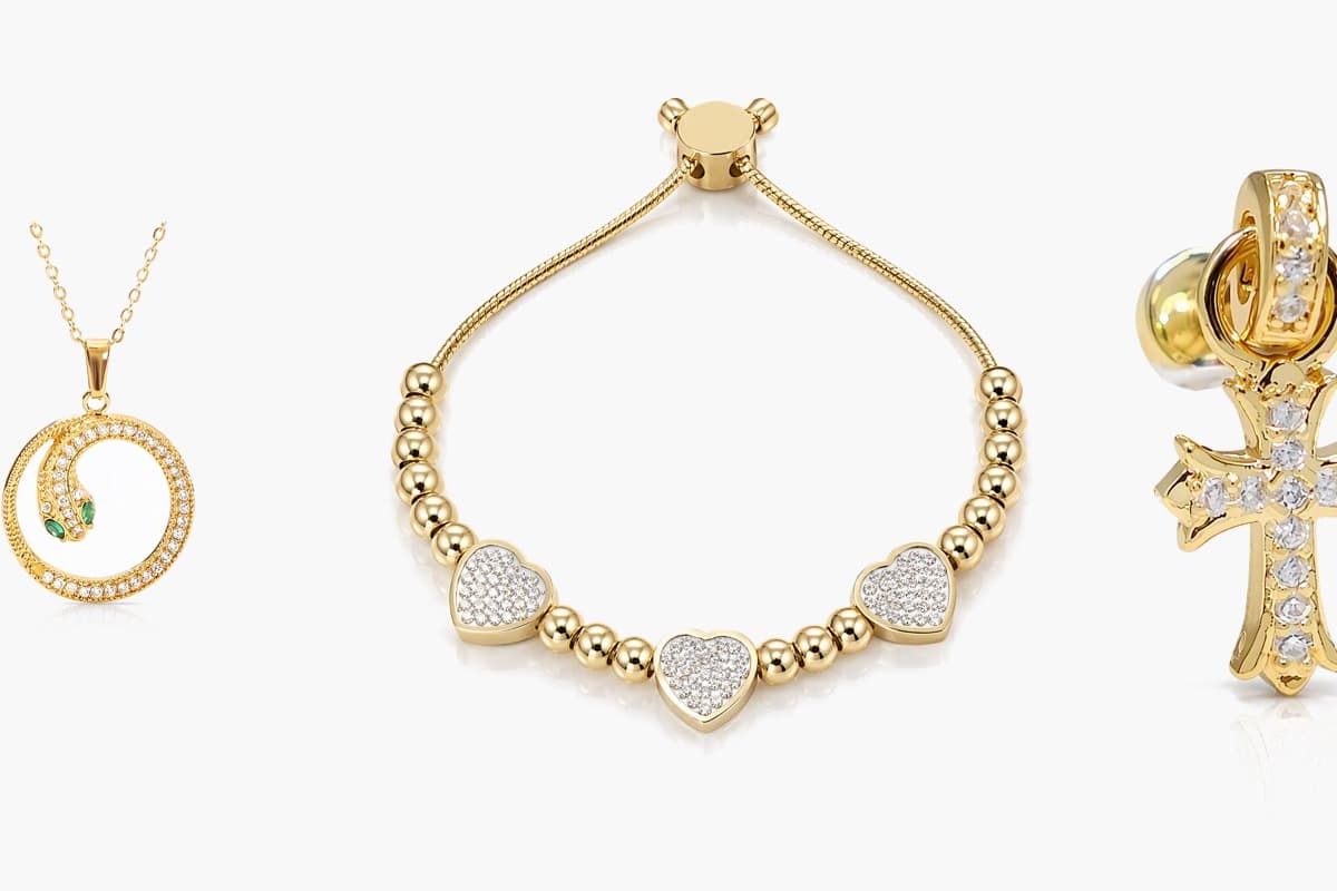 Cross Charm Earring