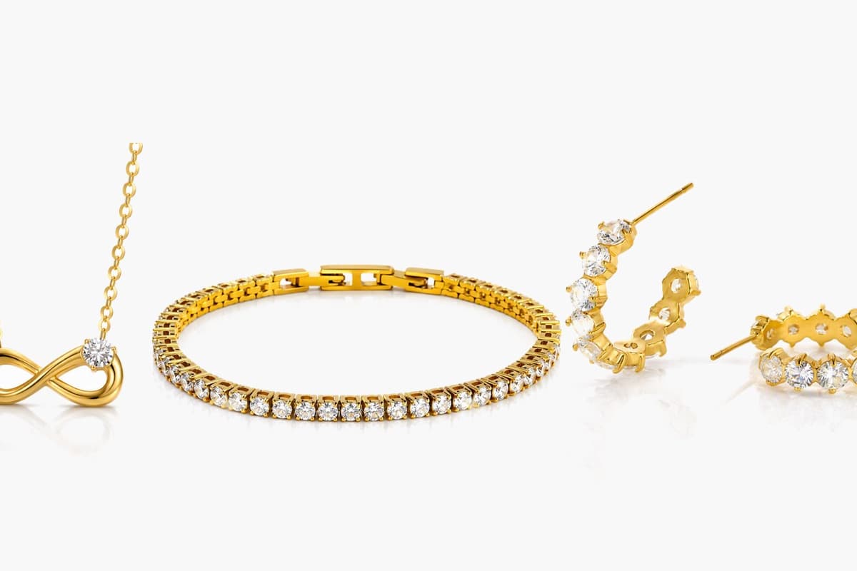 Dainty Stone Huggie Earrings