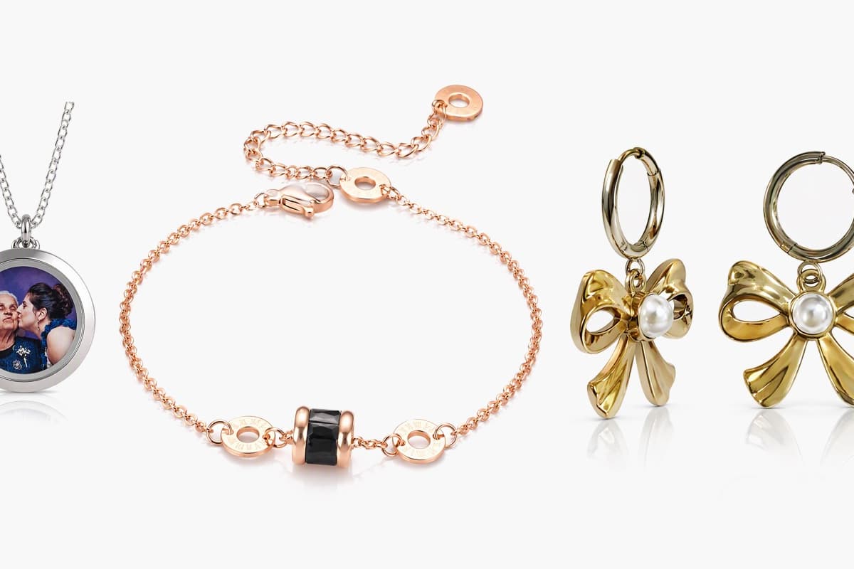 Round Photo Locket Necklace