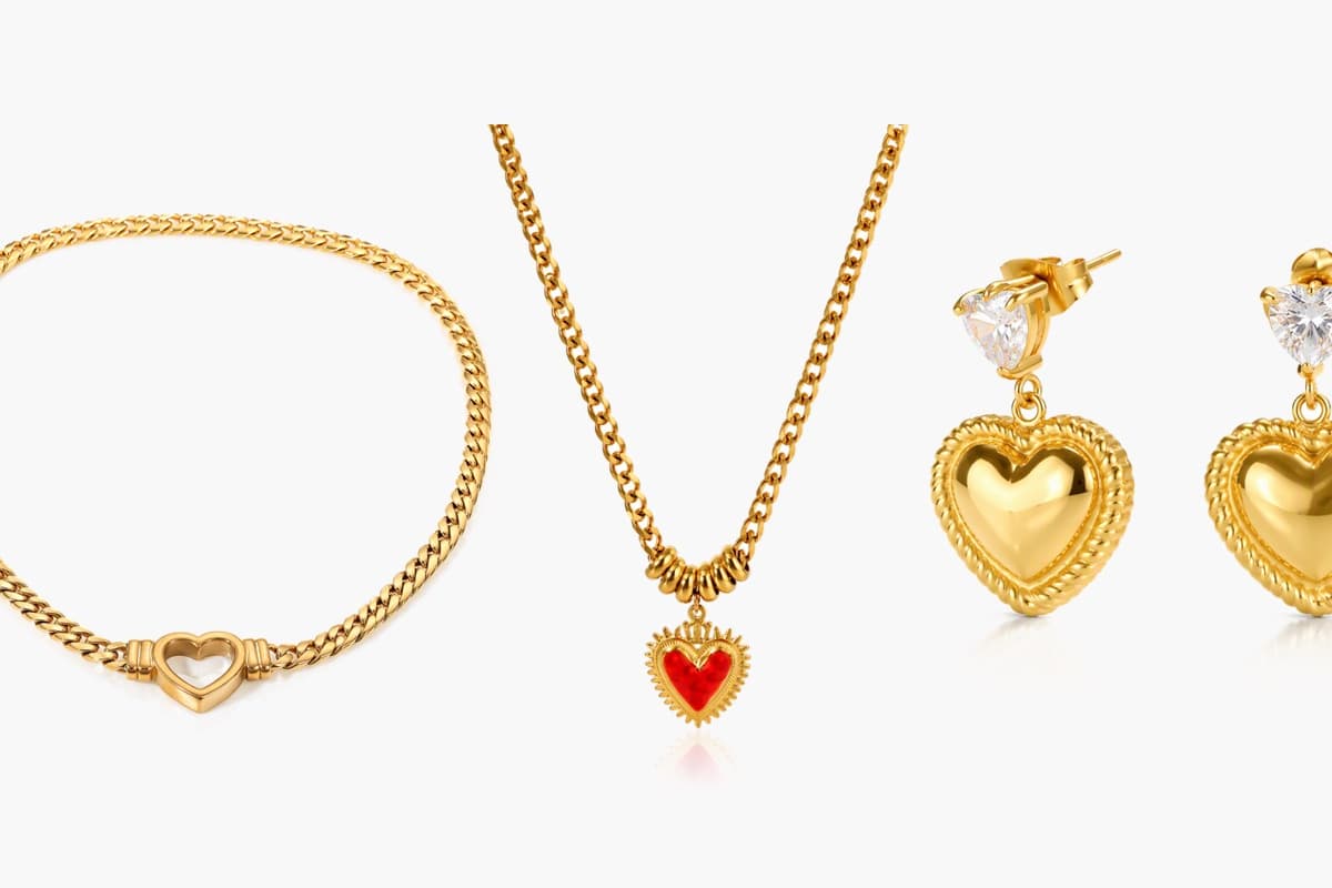 Sacred Heart Pendant Necklace