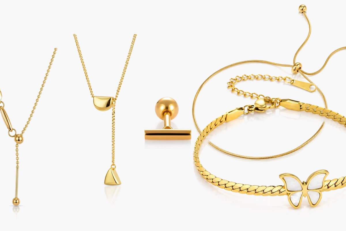 Minimalist Teardrop And Bar Pendant Necklace