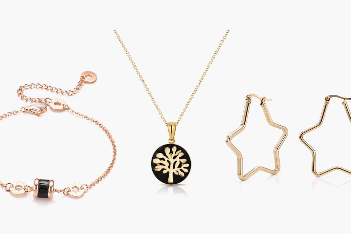 Trendy Star Hoop Earrings