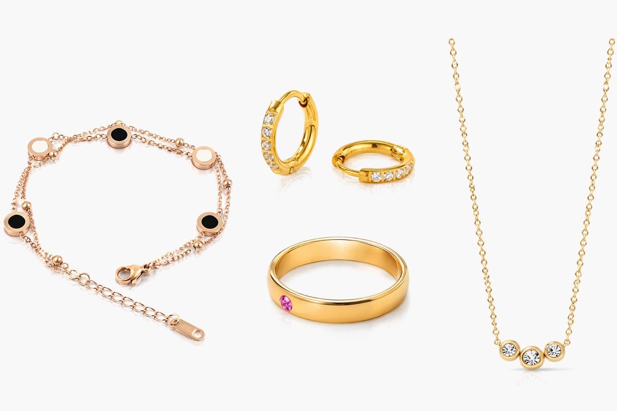 Dainty Paved Open Hoop Earrings