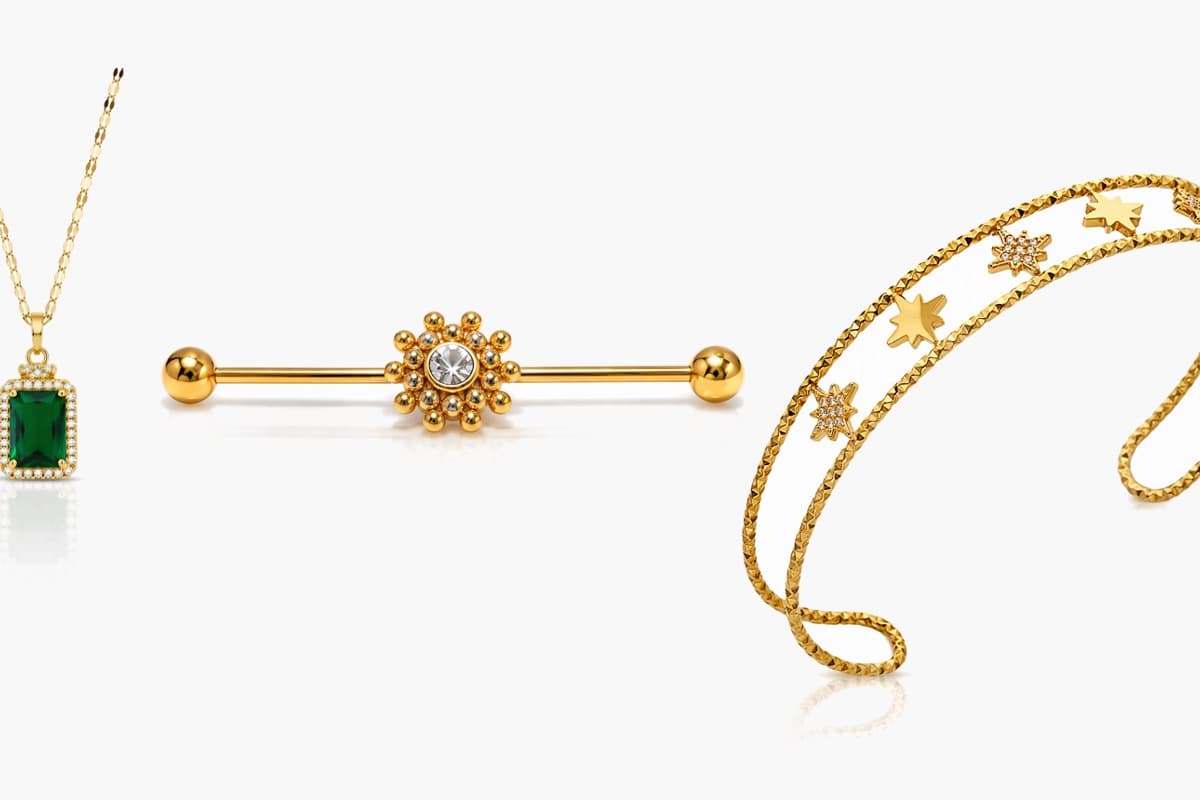 Dainty Star Charm Open Bangle