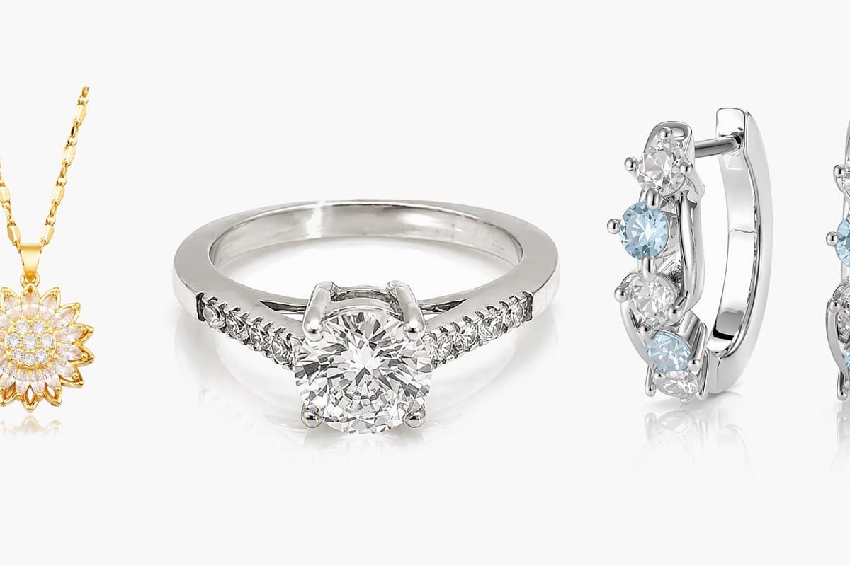 Dainty Five-Stone Huggie Earrings