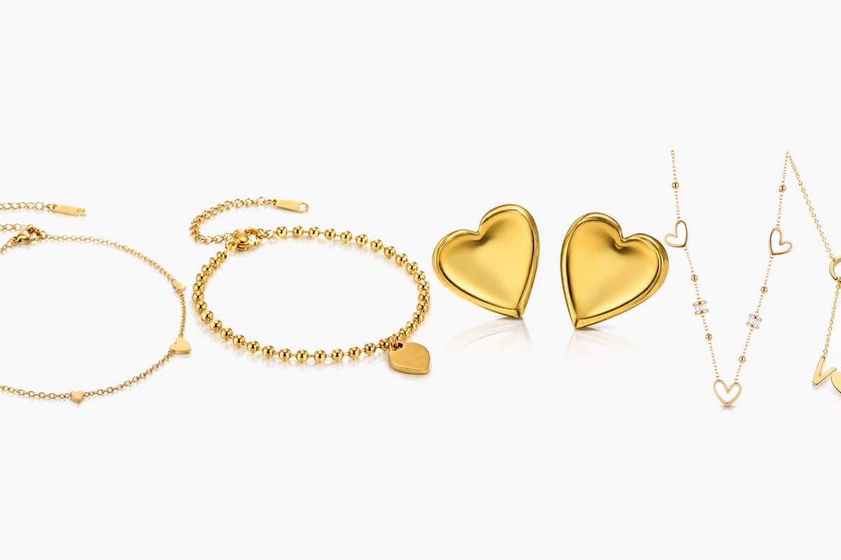 Minimalist Love Letter Charm Necklace