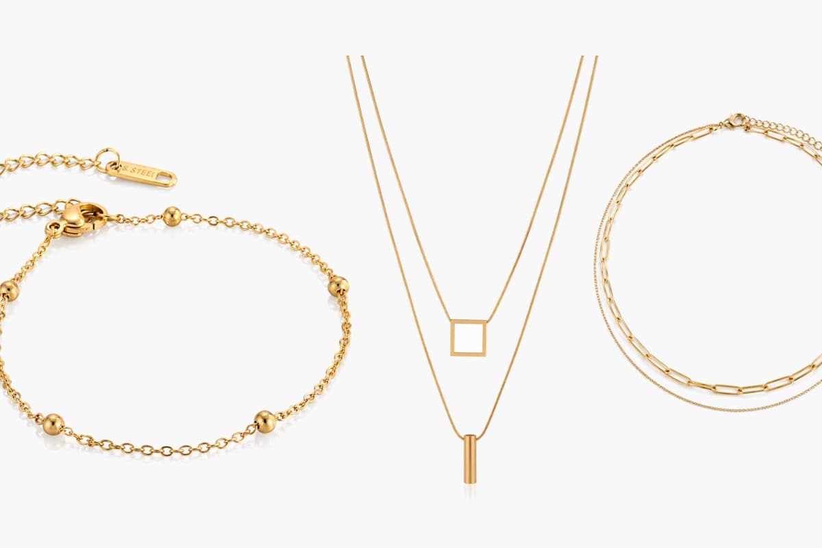Trendy Double Layer Chain Necklace