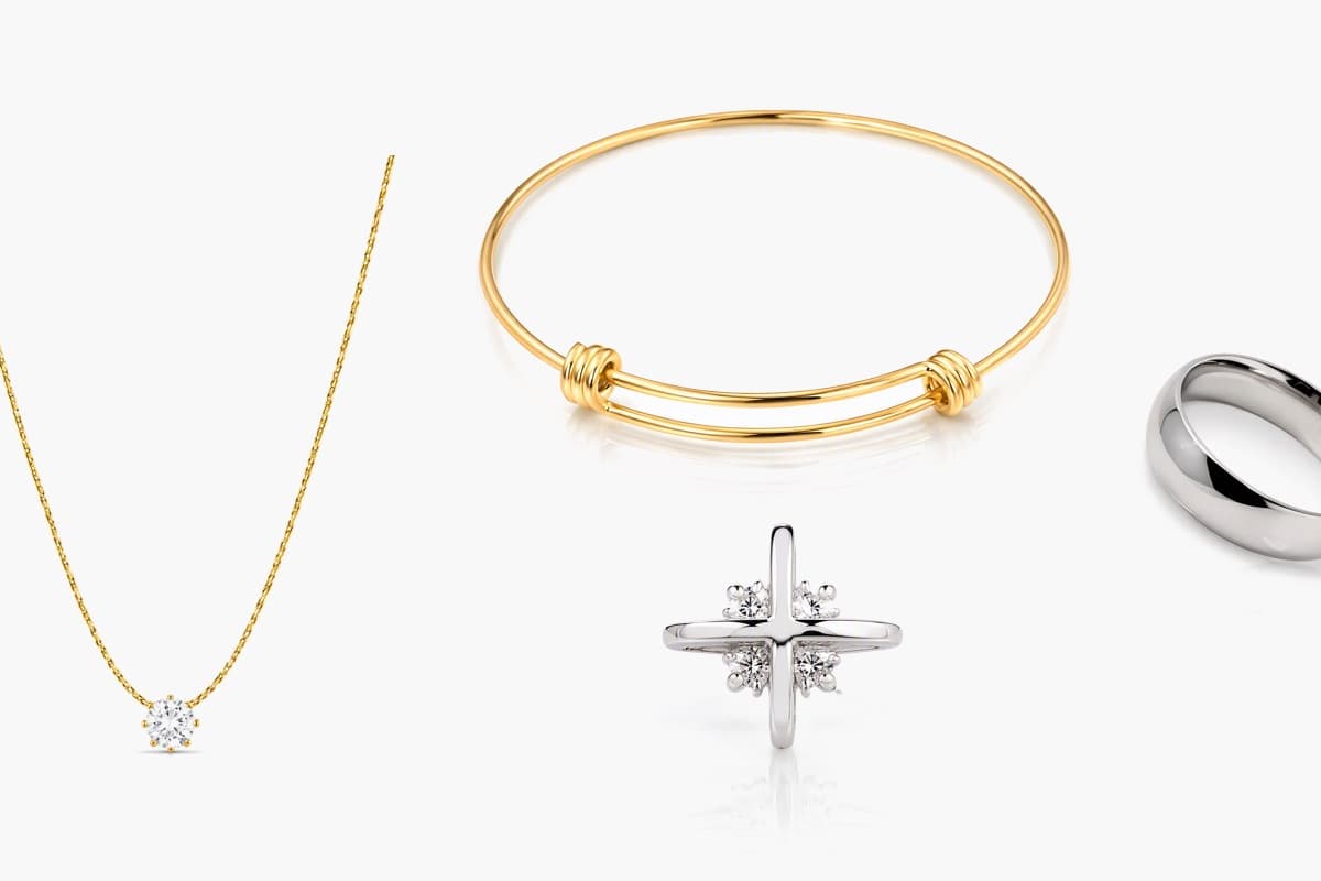 Dainty Cross Stud Earrings