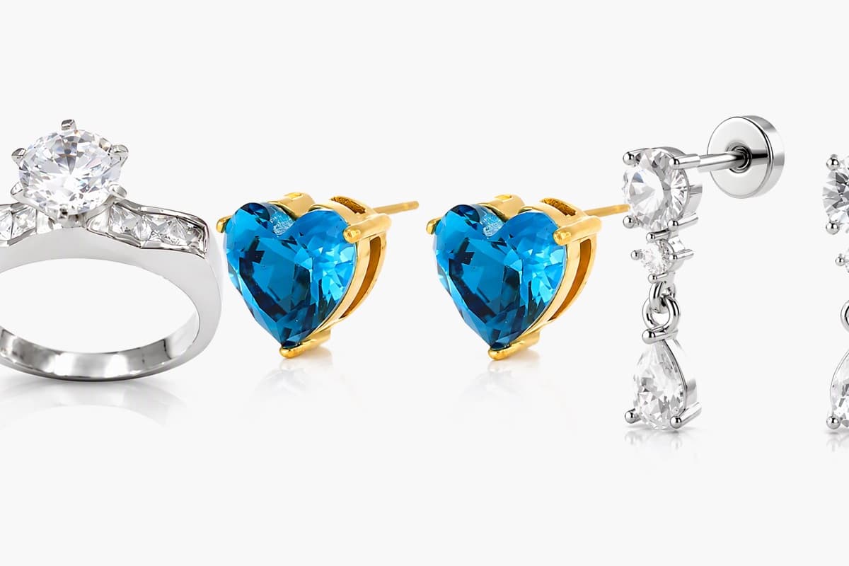Dainty Teardrop Dangle Stud Earrings