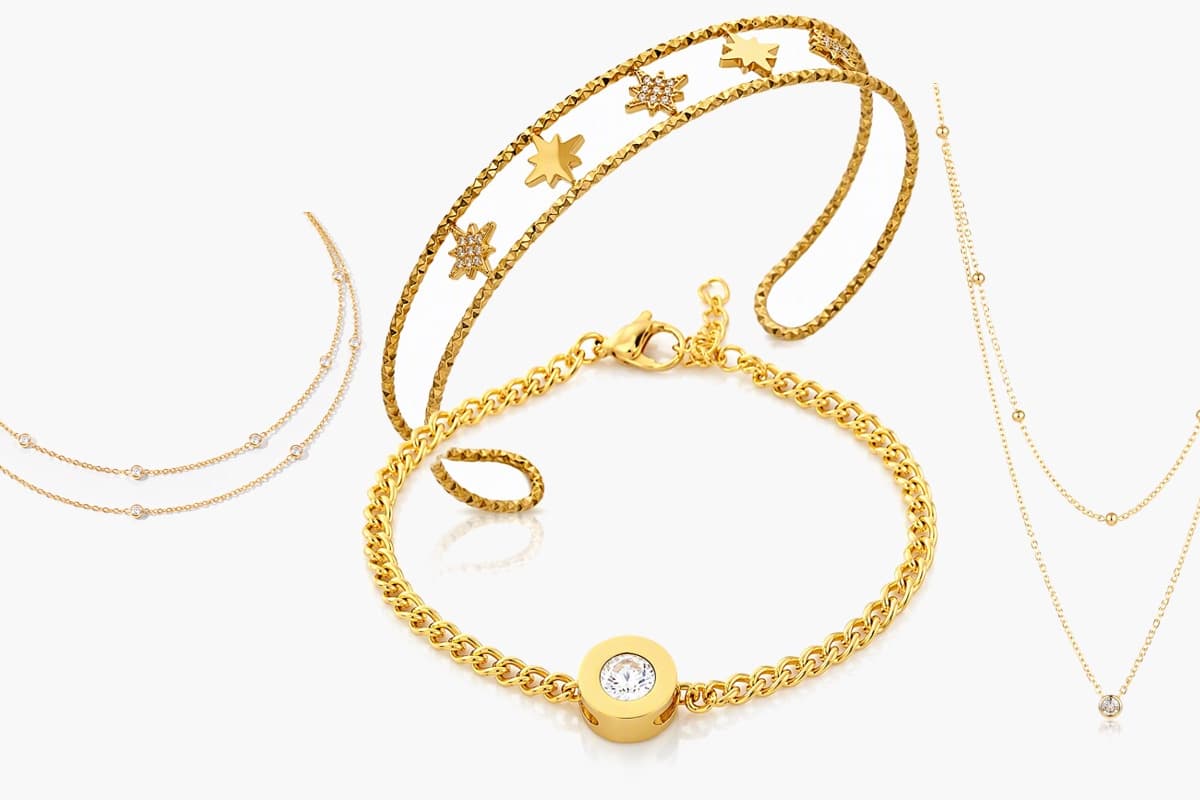 Dainty Ball Bead Layered Necklace