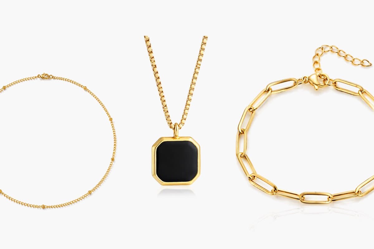 Minimalist Octagonal Pendant Necklace