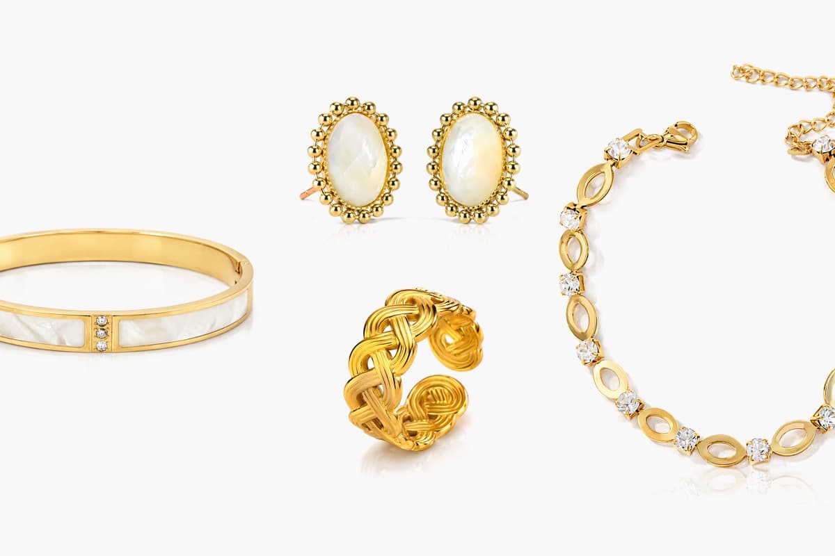 Vintage Oval Beaded Halo Stud Earrings