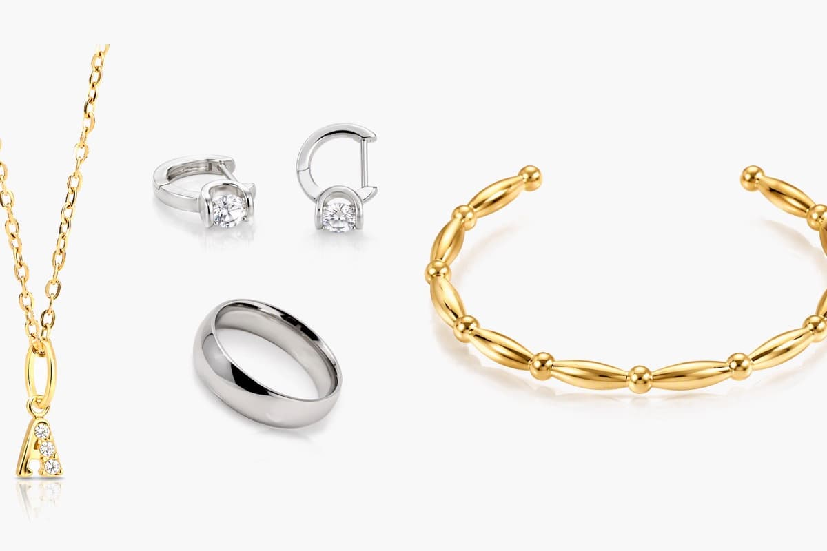 Dainty Single Stone Huggie Earring