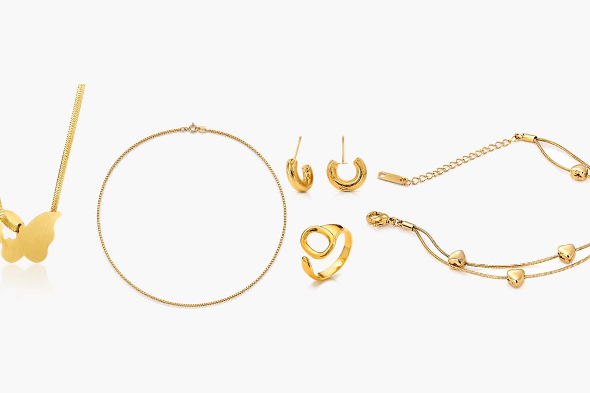 Textured Crescent Huggie Earrings